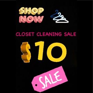 CLOSET CLEANING SALE !!